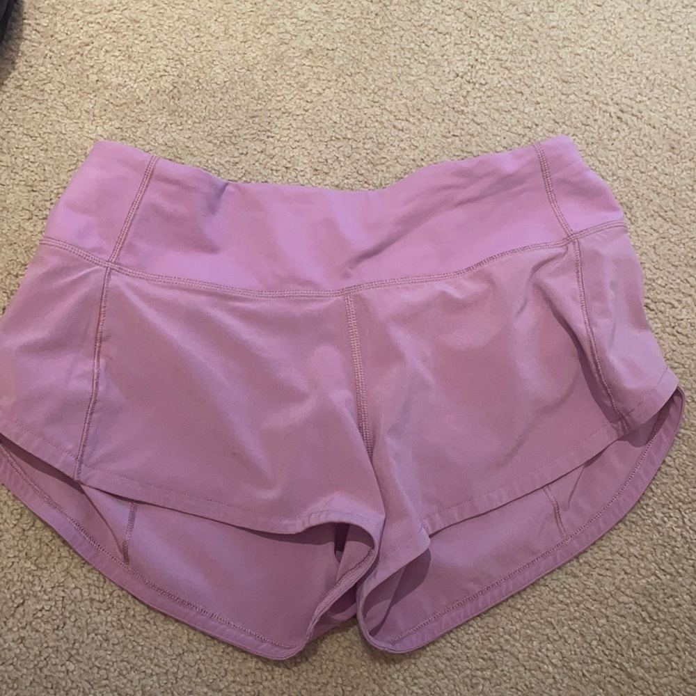 Lululemon speed up shorts size 2